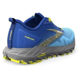 Brooks Cascadia 17 - Mens Trail Running Shoes - Blue/Surf/Sulphur slider