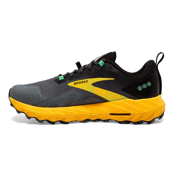 Brooks Cascadia 17 - Mens Trail Running Shoes - Lemon Chrome/Sedona Sage slider