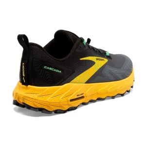 Brooks Cascadia 17 - Mens Trail Running Shoes - Lemon Chrome/Sedona Sage slider