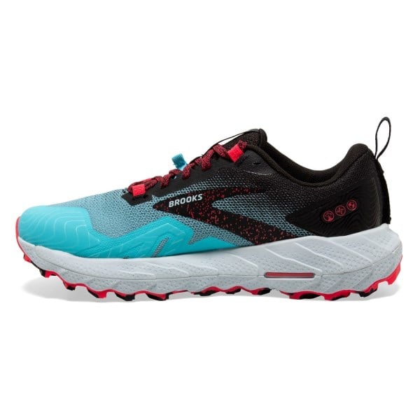 Brooks Cascadia 17 - Womens Trail Running Shoes - Bluefish/Black/Diva Pink slider