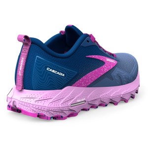 Brooks Cascadia 17 - Womens Trail Running Shoes - Navy/Purple/Violet slider