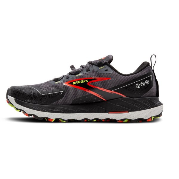 Brooks Cascadia 18 GTX - Mens Trail Running Shoes - Blackened Pearl/Black Tom slider