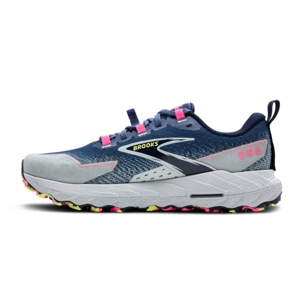 Brooks Cascadia 18 - Womens Trail Running Shoes - Oceania/Pearl Blue/Pink slider