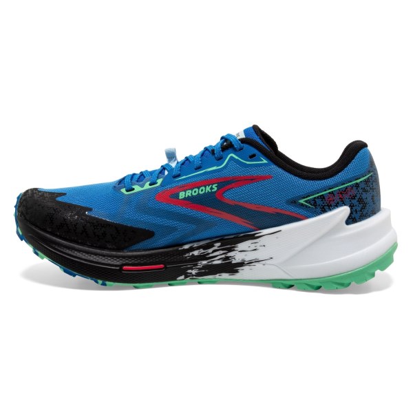 Brooks Catamount 3 - Mens Trail Running Shoes - Victoria Blue/Spring Bud slider