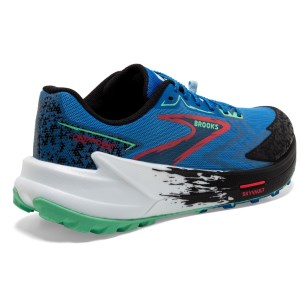 Brooks Catamount 3 - Mens Trail Running Shoes - Victoria Blue/Spring Bud slider