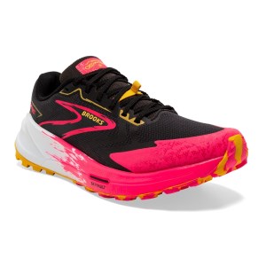 Brooks Catamount 3 - Womens Trail Running Shoes - Black/Diva Pink/Lemon slider