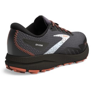 Brooks Divide 4 GTX - Mens Trail Running Shoes - Black/Firecracker/Blue slider