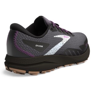 Brooks Divide 4 GTX - Womens Trail Running Shoes - Black/Black Pearl/Purple slider