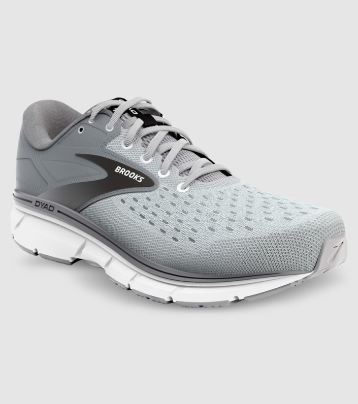 Brooks Dyad 11 (2e Wide) Mens - GREY BLACK WHITE slider