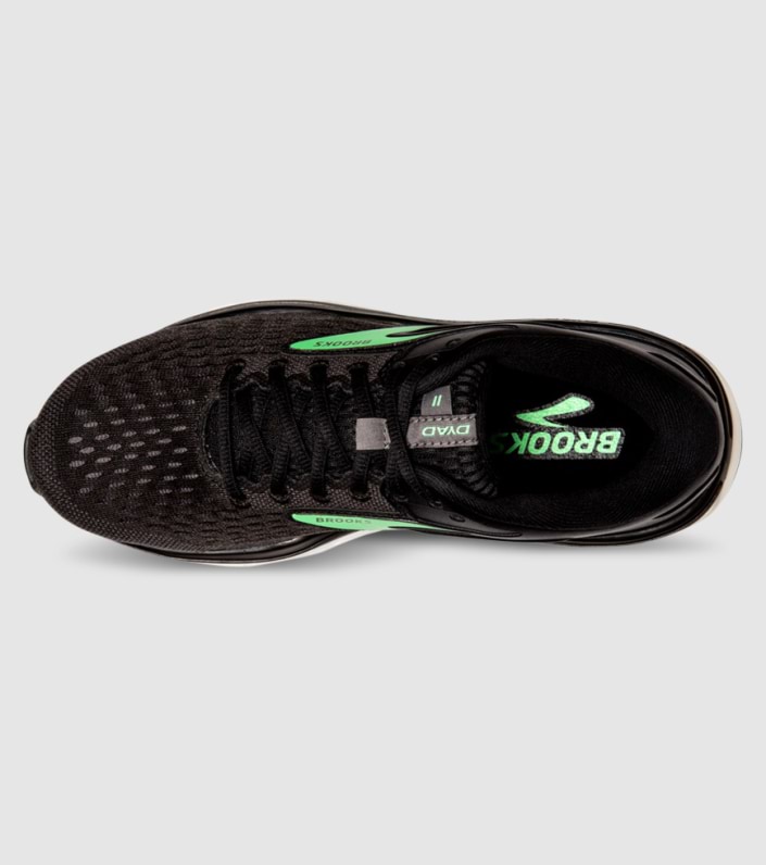 Brooks Dyad 11 (D Wide) Womens - BLACK EBONY GREEN slider