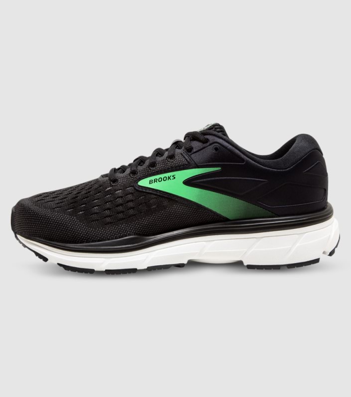 Brooks Dyad 11 (D Wide) Womens - BLACK EBONY GREEN slider