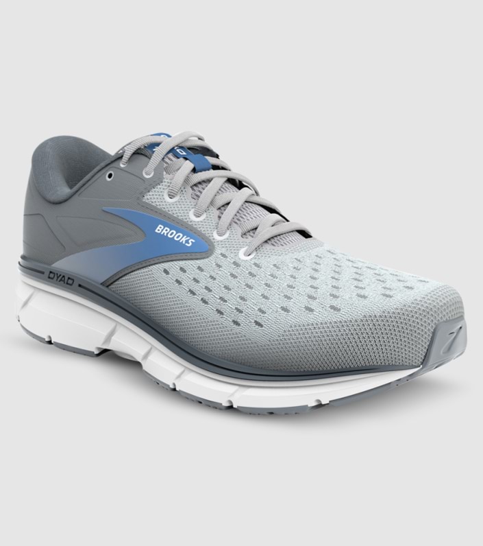 Brooks Dyad 11 (D Wide) Womens - GREY WHITE BLUE slider