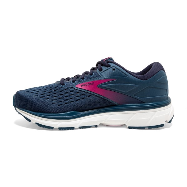 Brooks Dyad 11 - Womens Running Shoes - Blue/Navy/Beetroot slider