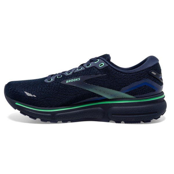 Brooks Ghost 15 - Mens Running Shoes - Crown Blue/Black/Green slider