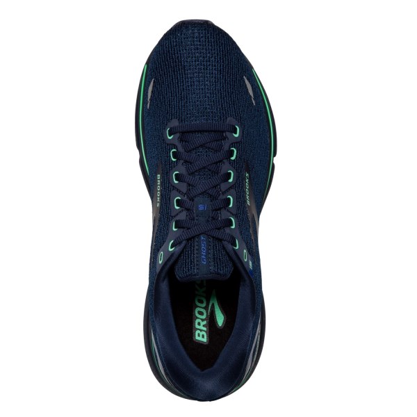 Brooks Ghost 15 - Mens Running Shoes - Crown Blue/Black/Green slider