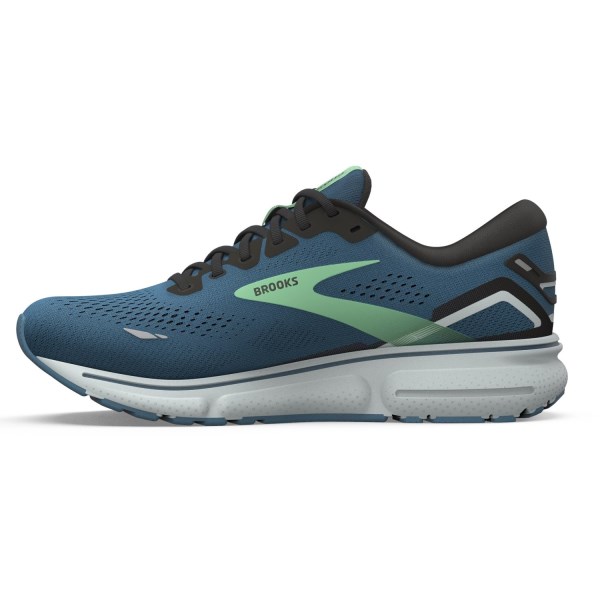 Brooks Ghost 15 - Mens Running Shoes - Moroccan Blue/Black/Spring Bud slider