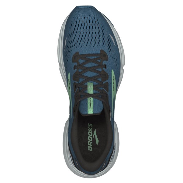 Brooks Ghost 15 - Mens Running Shoes - Moroccan Blue/Black/Spring Bud slider