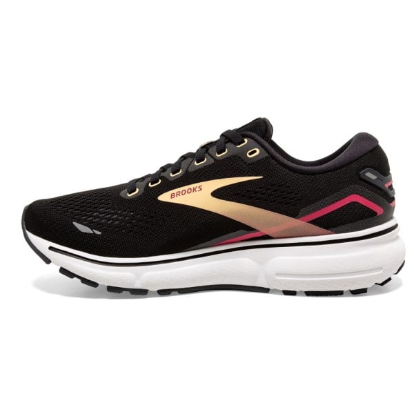 Brooks Ghost 15 - Womens Running Shoes - Black/Orange/Raspberry slider