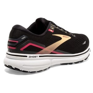 Brooks Ghost 15 - Womens Running Shoes - Black/Orange/Raspberry slider