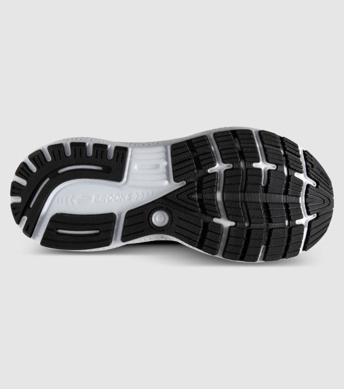 Brooks Ghost 16 (2e Wide) Mens - BLACK GREY WHITE slider