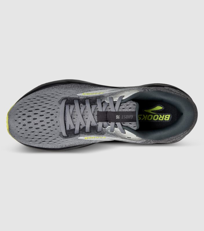 Brooks Ghost 16 (2e Wide) Mens - PRIMER GREY LIME slider