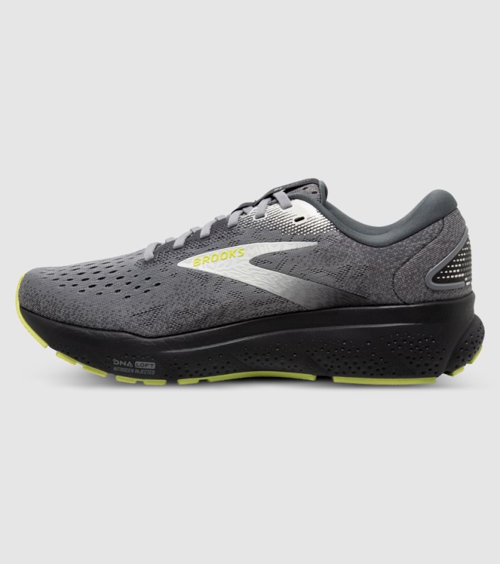 Brooks Ghost 16 (4e X-Wide) Mens - PRIMER GREY LIME slider