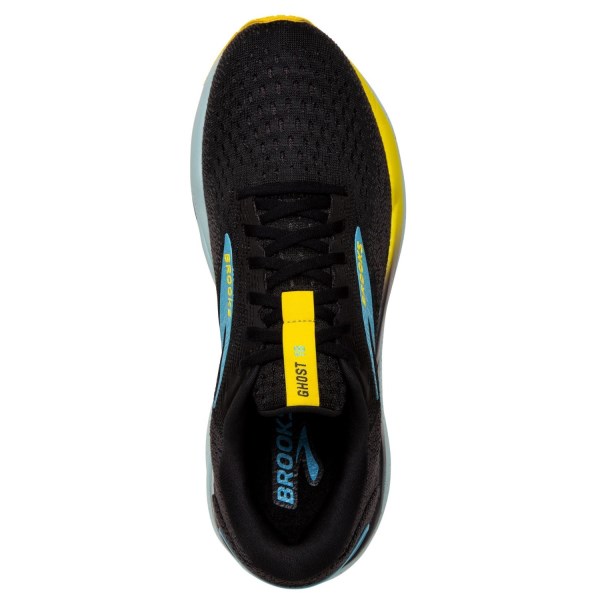 Brooks Ghost 16 - Mens Running Shoes - Black/Forged Iron/Blue slider