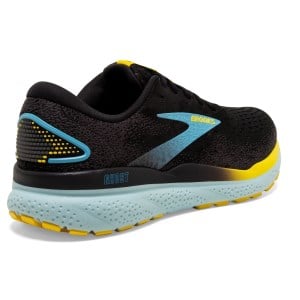 Brooks Ghost 16 - Mens Running Shoes - Black/Forged Iron/Blue slider