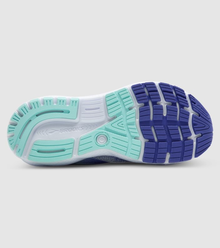 Brooks Ghost 16 Womens - WHITE AMPARO BLUE LIMPE slider