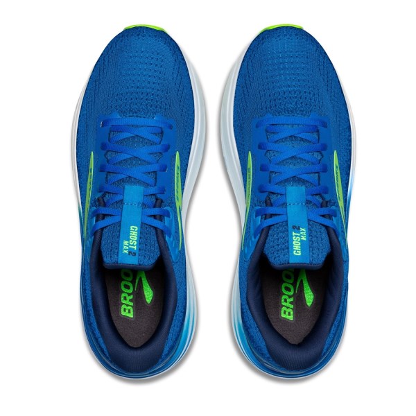 Brooks Ghost Max 2 - Mens Running Shoes - Blue/Green Gecko/PC slider