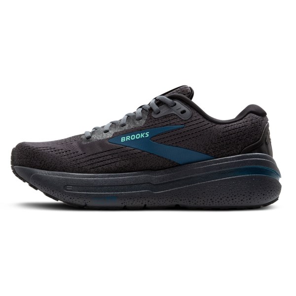 Brooks Ghost Max 2 - Mens Running Shoes - Ebony/Cockatoo/Blue Sap slider