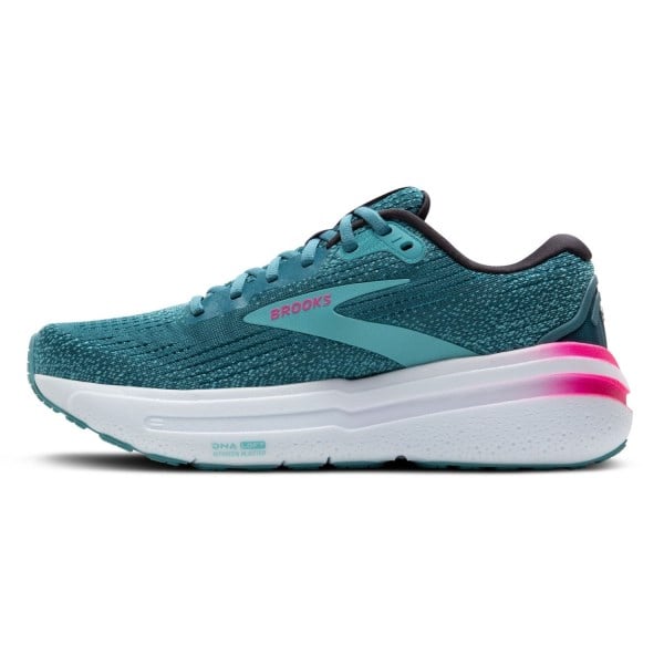 Brooks Ghost Max 2 - Womens Running Shoes - Storm Blue/Pink/Aqua slider