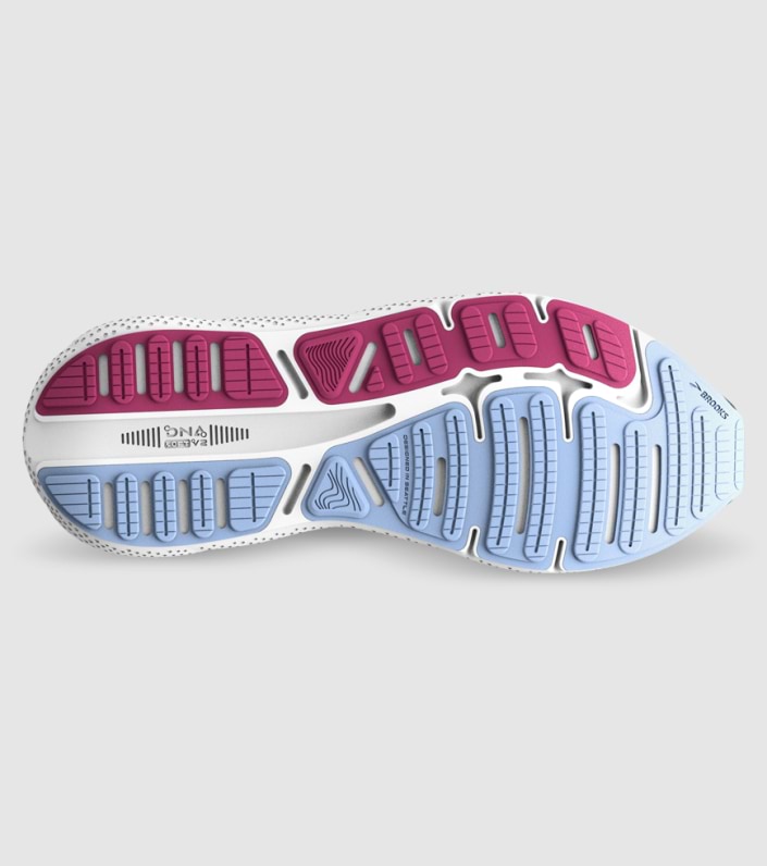 Brooks Ghost Max (2e X-Wide) Womens - EBONY OPEN AIR LILAC ROSE slider