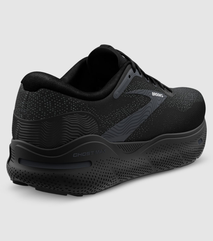 Brooks Ghost Max (D Wide) Womens - BLACK BLACK EBONY slider