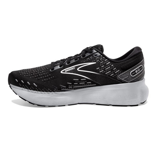 Brooks Glycerin 20 - Mens Running Shoes - Black/White/Alloy slider