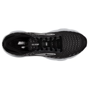 Brooks Glycerin 20 - Mens Running Shoes - Black/White/Alloy slider