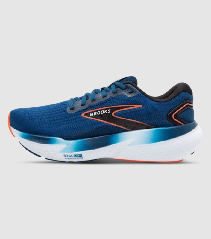 Brooks Glycerin 21 (2e Wide) Mens - BLUE OPAL BLACK NASTURTIUM slider