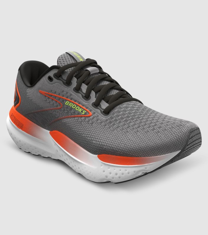 Brooks Glycerin 21 Mens - GREY MANDARIN RED GREEN slider