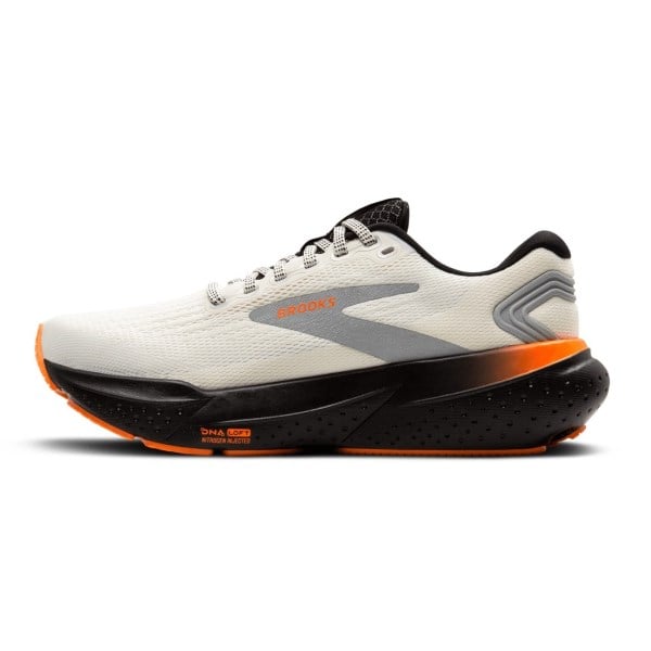 Brooks Glycerin 21 - Mens Running Shoes - Ecru/Orange/Black slider