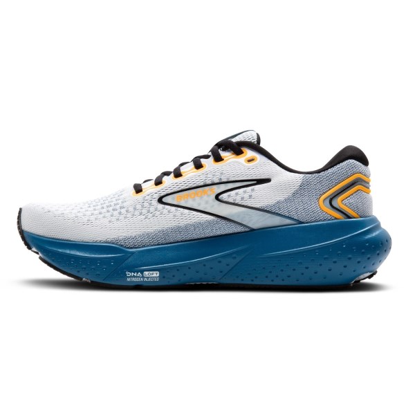 Brooks Glycerin 21 - Mens Running Shoes - White/Sapphire/Orange slider