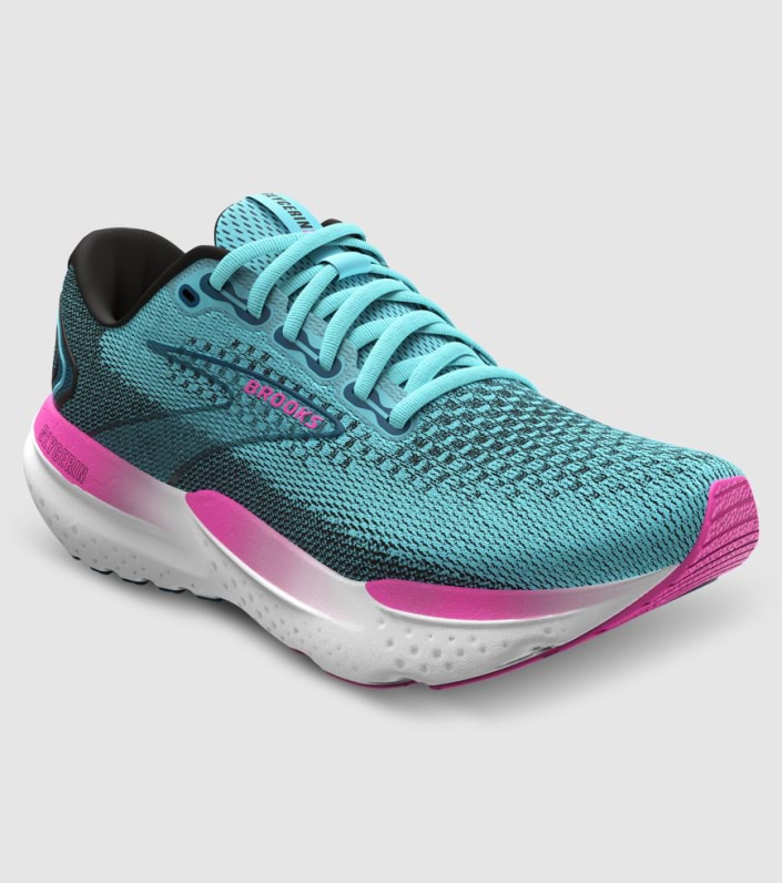 Brooks Glycerin 21 Womens - MOROCCAN BLUE AQUA PINK slider