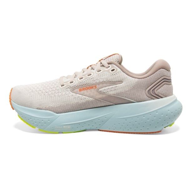 Brooks Glycerin 21 - Womens Running Shoes - Coconut/Aqua/Autumn Sunset slider