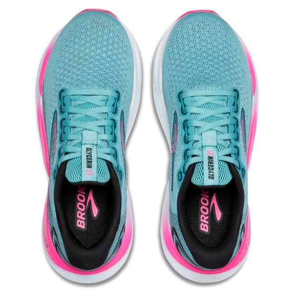 Brooks Glycerin 21 - Womens Running Shoes - Moroccan Blue/Aqua/Pink slider