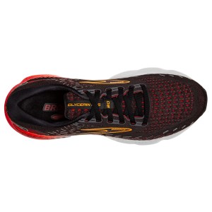 Brooks Glycerin GTS 20 - Mens Running Shoes - Blackened Pearl/Red slider