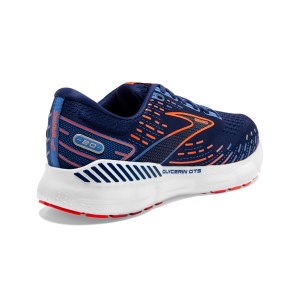 Brooks Glycerin GTS 20 - Mens Running Shoes - Blue Depths/Palace Blue/Orange slider