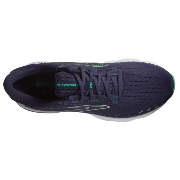 Brooks Glycerin GTS 20 - Mens Running Shoes - Peacoat/Green slider