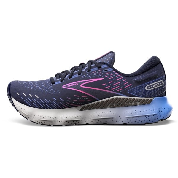 Brooks Glycerin GTS 20 - Womens Running Shoes - Peacoat/Blue/Pink slider