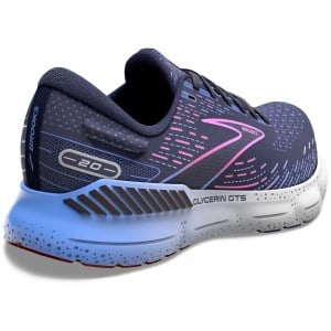 Brooks Glycerin GTS 20 - Womens Running Shoes - Peacoat/Blue/Pink slider