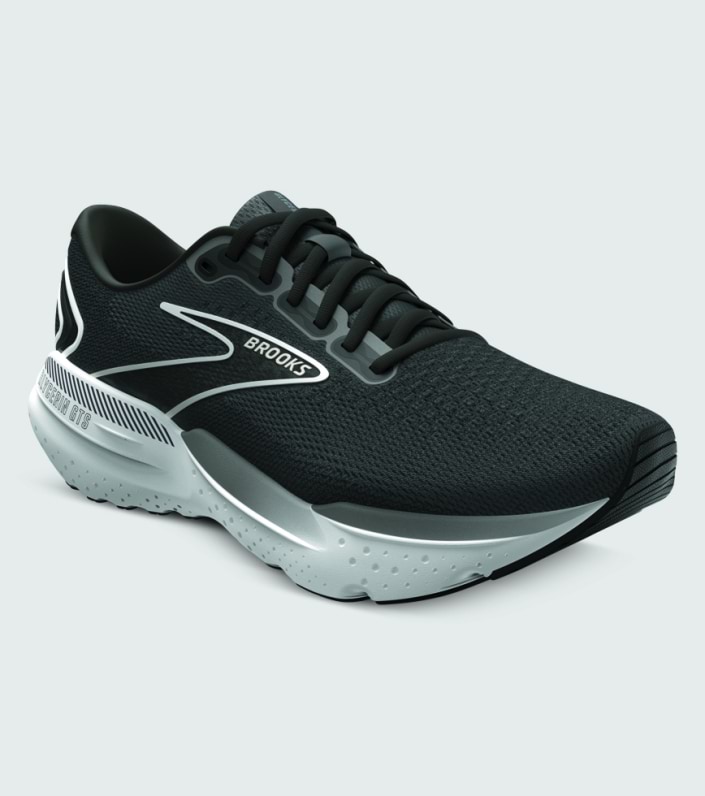 Brooks Glycerin Gts 21 (2e Wide) Mens - BLACK GREY WHITE slider