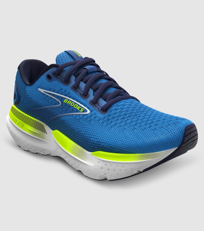 Brooks Glycerin Gts 21 Mens - BLUE PEACOAT LEMON slider